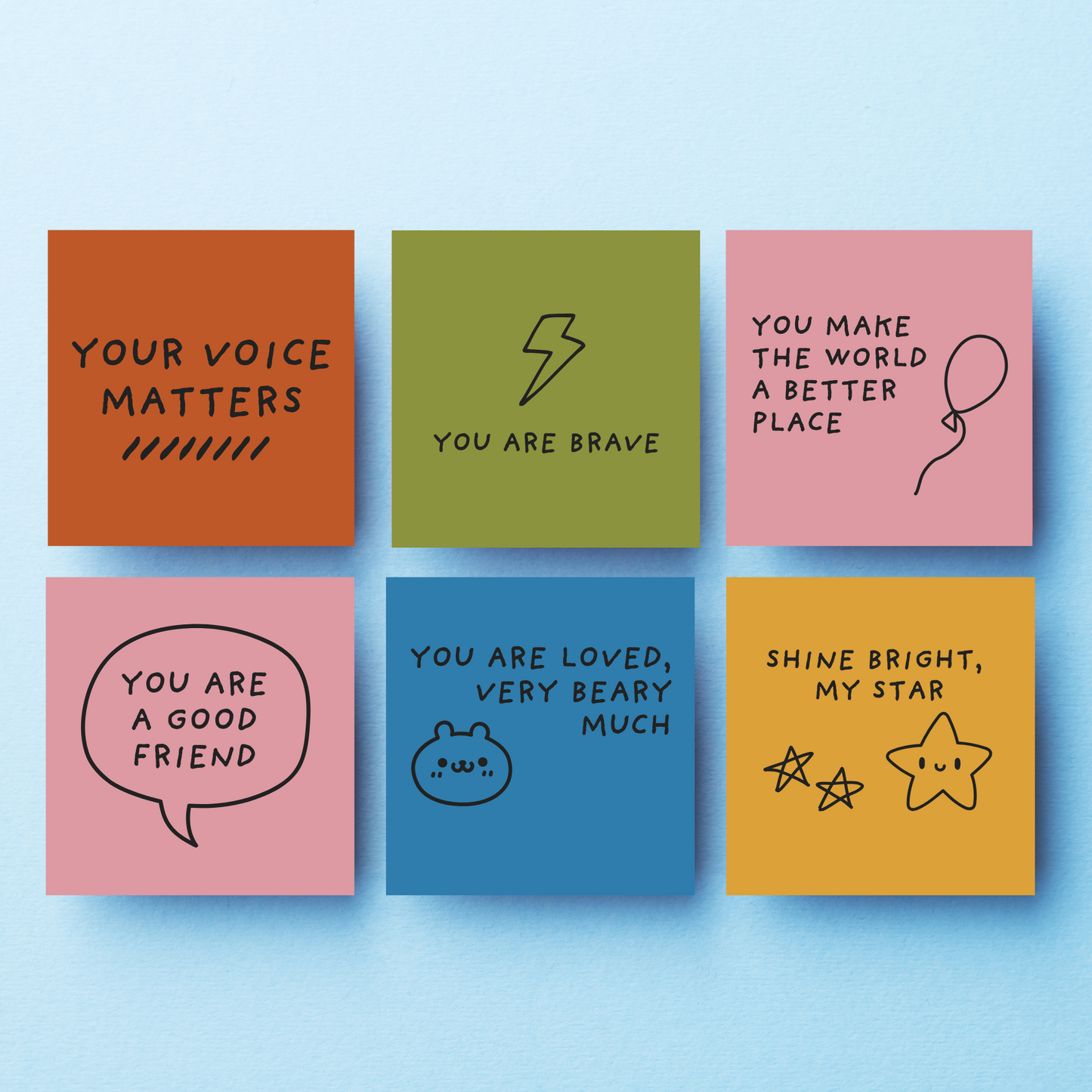 Lunchbox Notes/Affirmation Cards for Kids